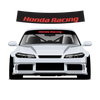 Honda Racing Custom Vinyl Sunstrip – Universal Fit 140cm 150cm 160cm