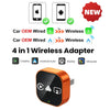 2026 4in1 New Upgrade Carplay Adapter Wireless Android Auto Mirror Link Smart MiNi AI Box USB Plug and Play Auto Connect WiFi