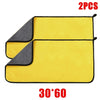 Microfiber Car Cleaning Towels (2/6PCS) Extra Soft High Absorption Drying Cloths