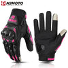 Summer Lady Pink Motorcycle Gloves Women Breathable Motorbike Riding Gloves Anti-fall Touch Function Motocross Moto Biker Gloves