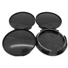 Car Wheel Hub Center Caps with 68mm Diamter Anti Falling Car Wheel Hub Center Caps 3 Color 4pcs for Most Vehicles