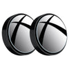 2PCS Car Blind Spot Rear View Mirror – Round Frame Wide Angle Mirrors with 360° Rotation