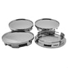 Car Wheel Hub Center Caps with 68mm Diamter Anti Falling Car Wheel Hub Center Caps 3 Color 4pcs for Most Vehicles