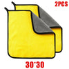 Microfiber Car Cleaning Towels (2/6PCS) Extra Soft High Absorption Drying Cloths