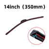 J U Hook Double Rubber Wiper Blades for Car Windshield Wipers 13