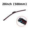 J U Hook Double Rubber Wiper Blades for Car Windshield Wipers 13 