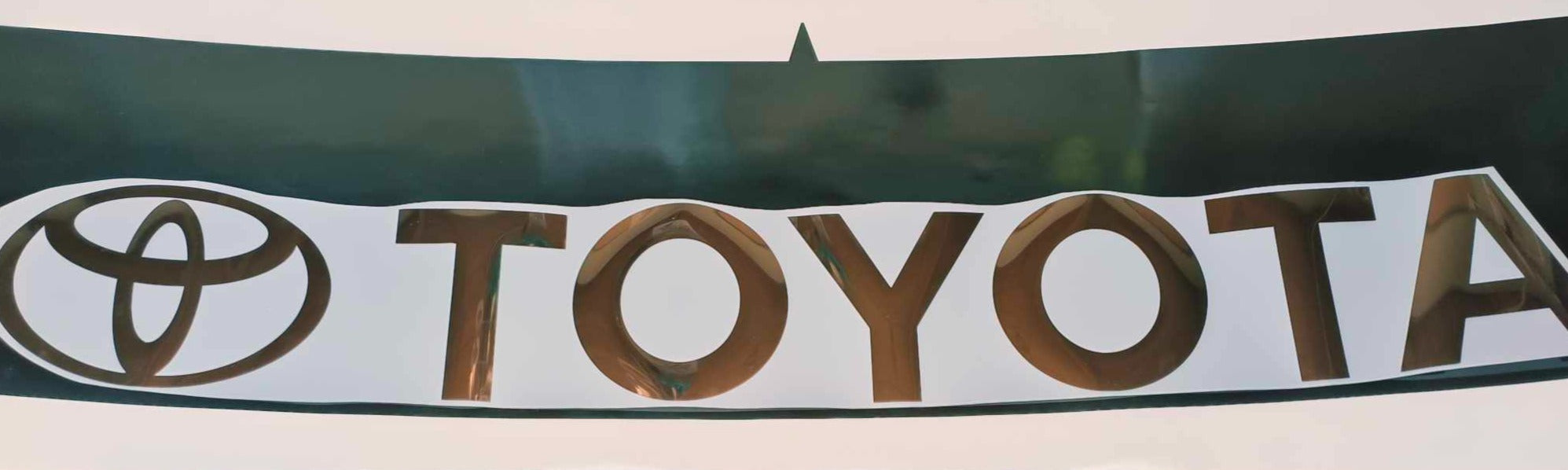 Toyota Custom Vinyl Sunstrip – Universal Fit 140cm 150cm 160cm