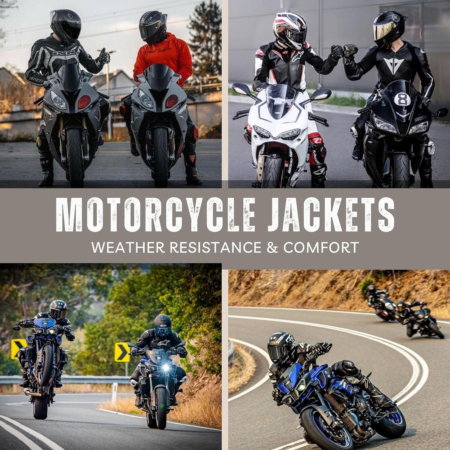 Mens Black/Grey Black/Red Black/High Viz Textile Motorcycle Motorbike Jacket Waterproof CE Armoured (UK, Alpha, M, Regular, Regular, Black)