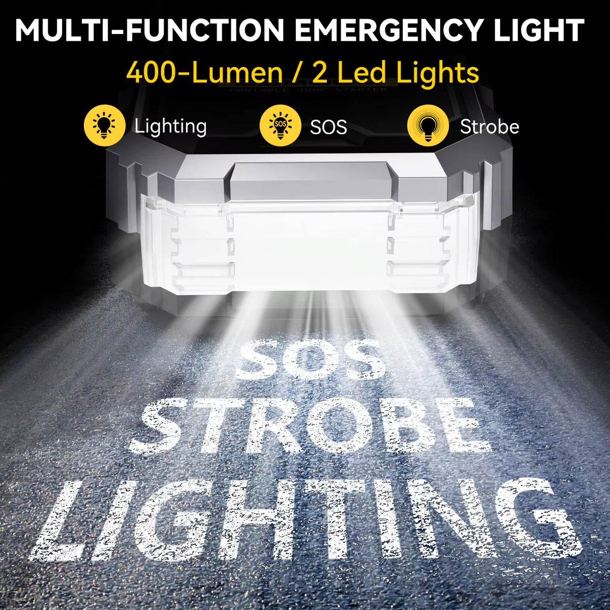 Power Bank 21800Mah/26800Mah Jump Starter Portable Charger Car Booster Auto Starting Device Emergency Car Battery Starter