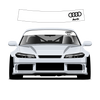 Audi Custom Vinyl Sunstrip – Universal Fit 140cm 150cm 160cm