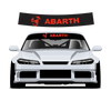 Abarth Custom Vinyl Sunstrip – Universal Fit 140cm 150cm 160cm