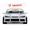 Abarth Custom Vinyl Sunstrip – Universal Fit 140cm 150cm 160cm