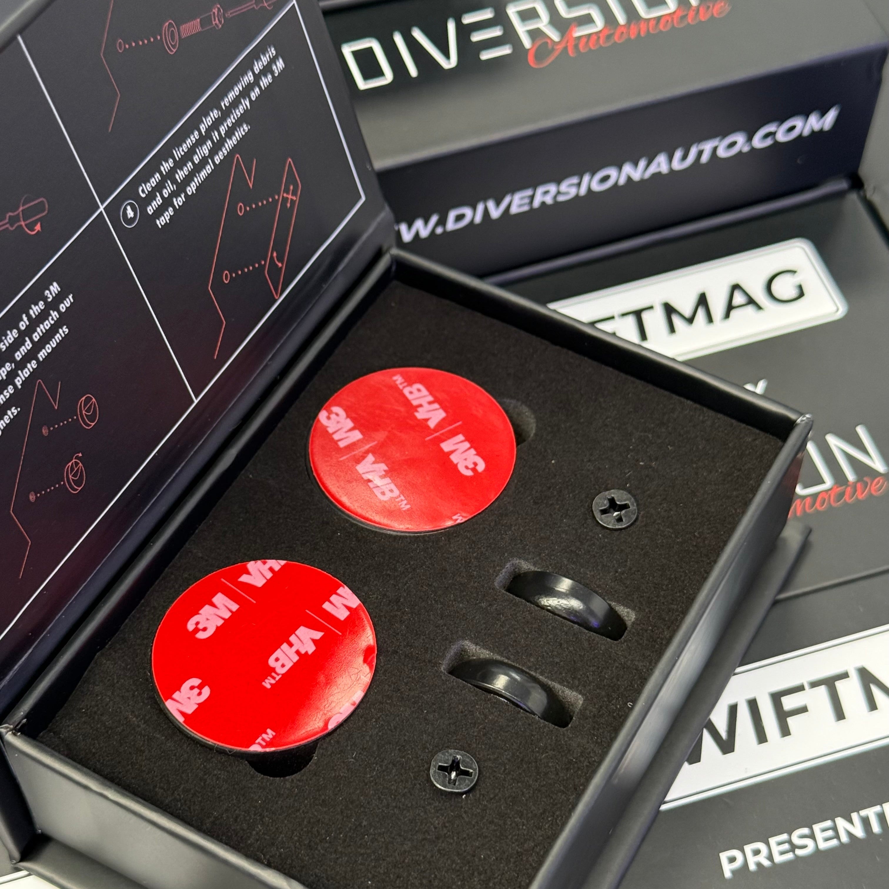 SWIFTMAG Magnetic Removable Numberplate Kit