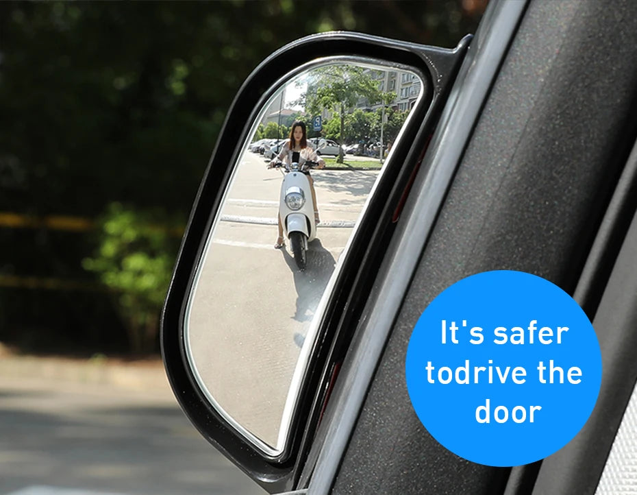 SEAMETAL Universal Car Rear View Mirror Wide-angle Auto Second Row Seats Rearview Mirror Blind Spot Mirrors for Car Accessories