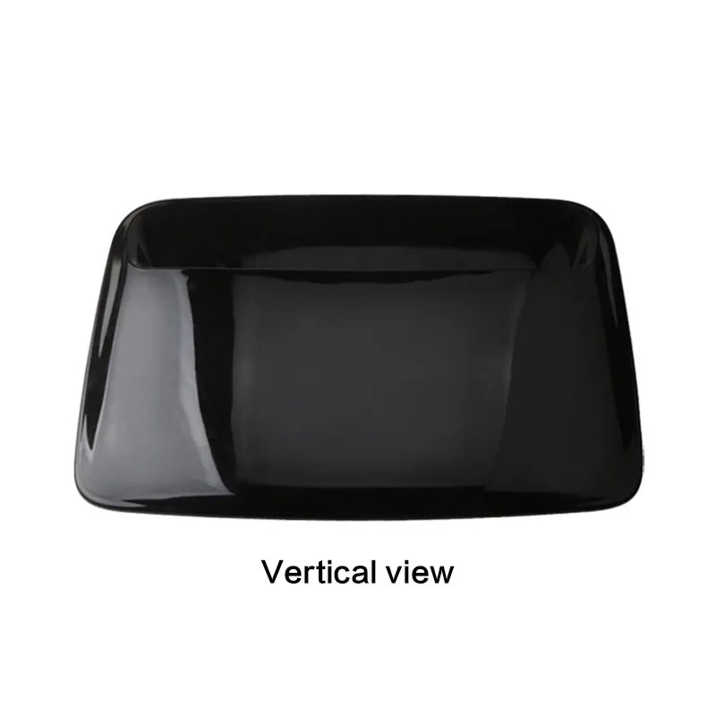 40cm Universal Car Air Flow Decorative Intake Hood Scoop Bonnet Vent Sticker Cover Hood Geared to fit any FLAT Hood Vehicle
