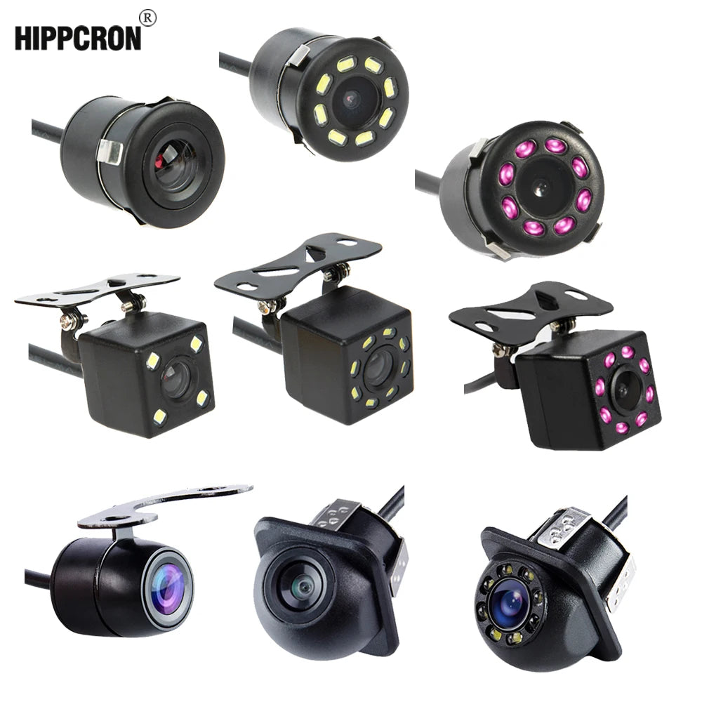 Hippcron Car Rear View Camera HD Waterproof Backup Camera with Night Vision (170°)