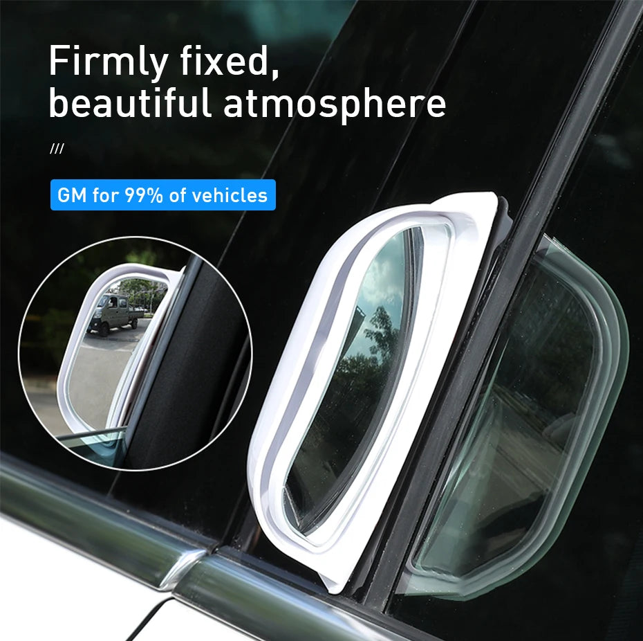 SEAMETAL Universal Car Rear View Mirror Wide-angle Auto Second Row Seats Rearview Mirror Blind Spot Mirrors for Car Accessories