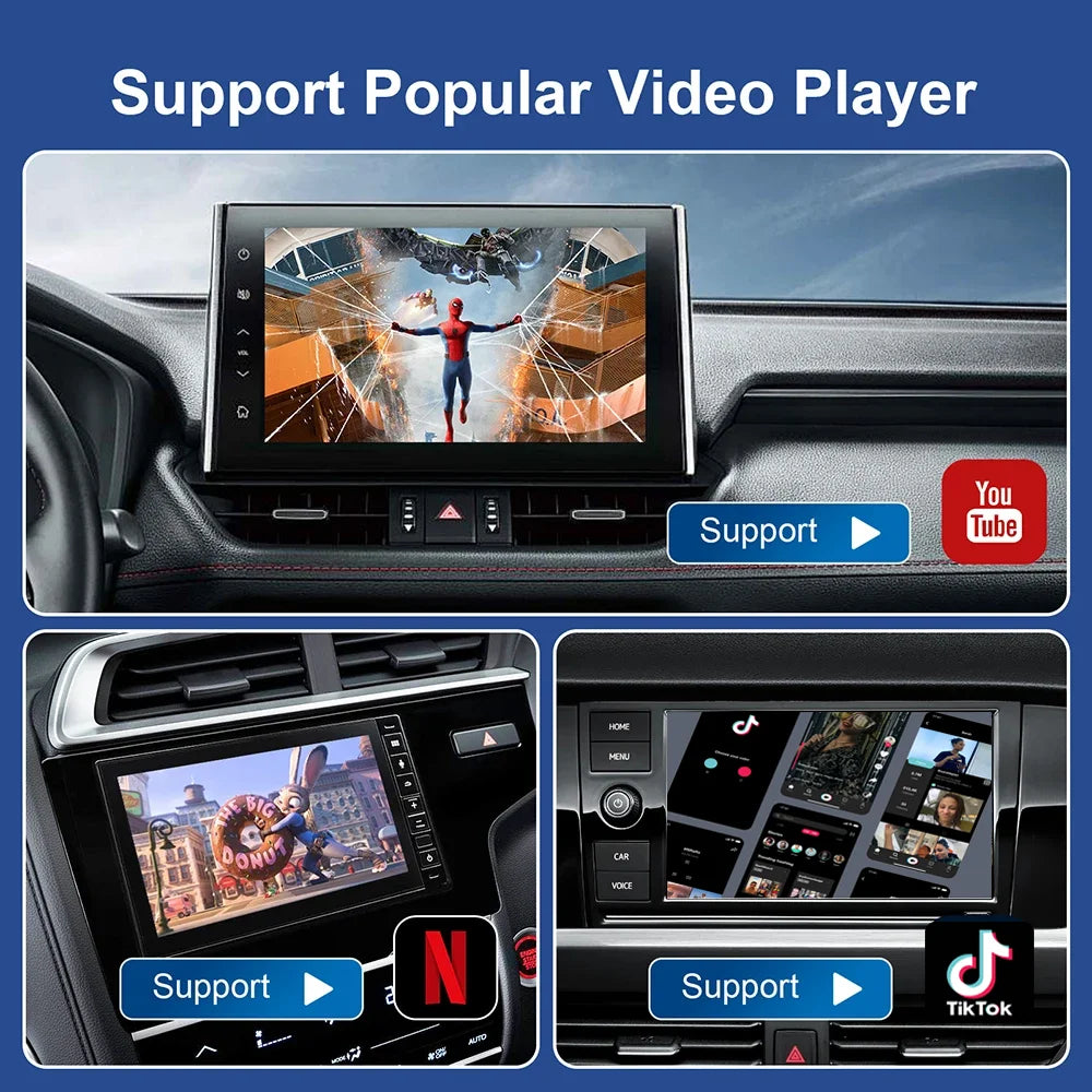 CarPlay Android  AI Box  Supports Wireless CarPlay Android Auto Adapters and 5G WiFi