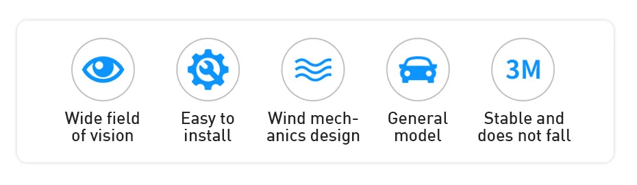 SEAMETAL Universal Car Rear View Mirror Wide-angle Auto Second Row Seats Rearview Mirror Blind Spot Mirrors for Car Accessories