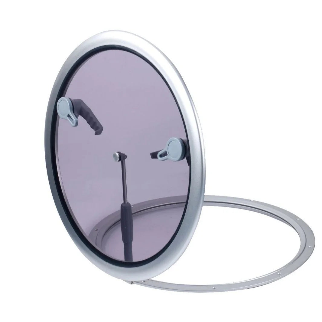 Aluminum Alloy Round Porthole Skylight Accessories Multi-Specification Acrylic Glass for Marine Yacht RV Boat Piston Included