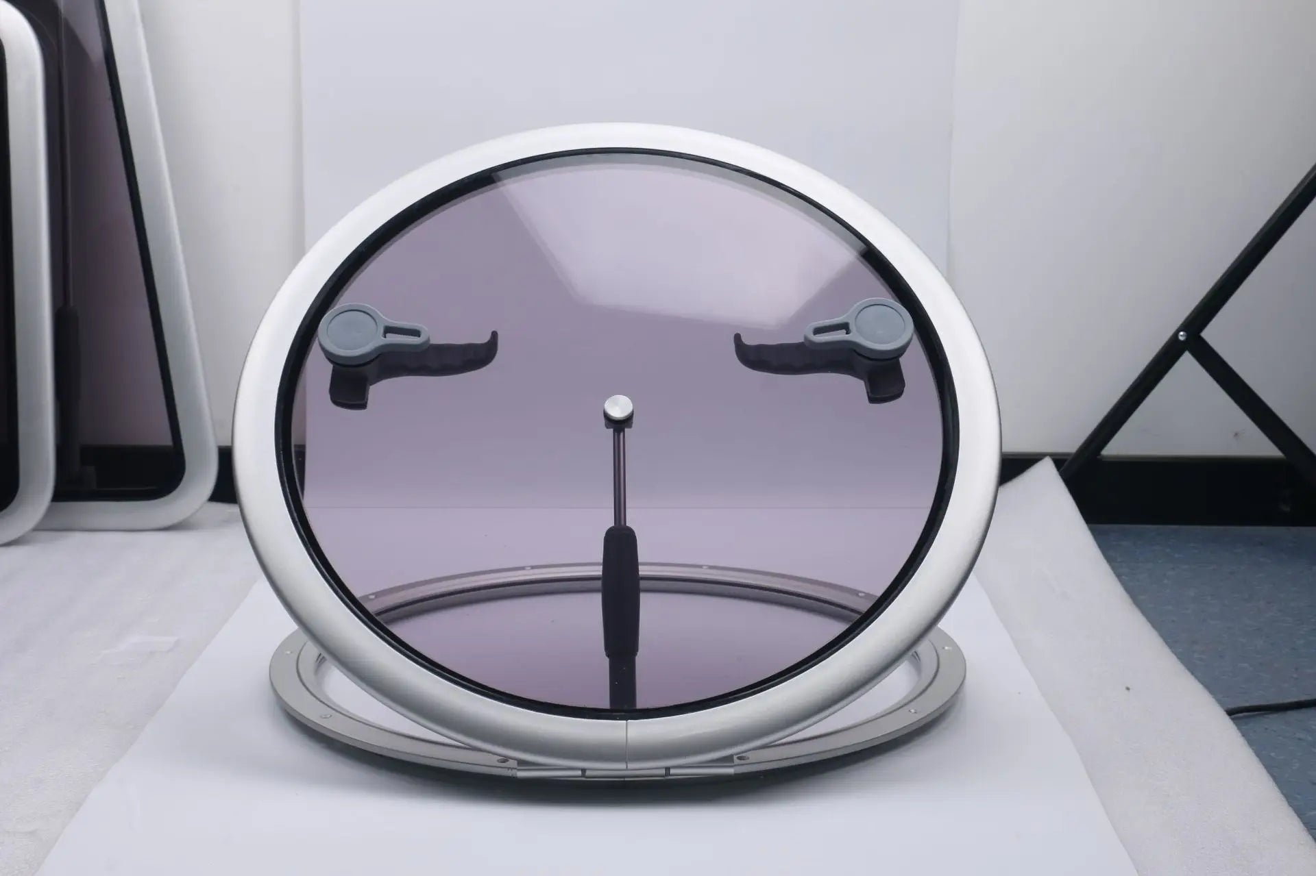 Aluminum Alloy Round Porthole Skylight Accessories Multi-Specification Acrylic Glass for Marine Yacht RV Boat Piston Included