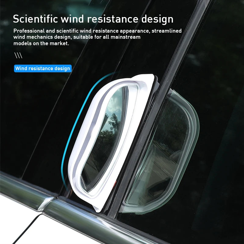 SEAMETAL Universal Car Rear View Mirror Wide-angle Auto Second Row Seats Rearview Mirror Blind Spot Mirrors for Car Accessories