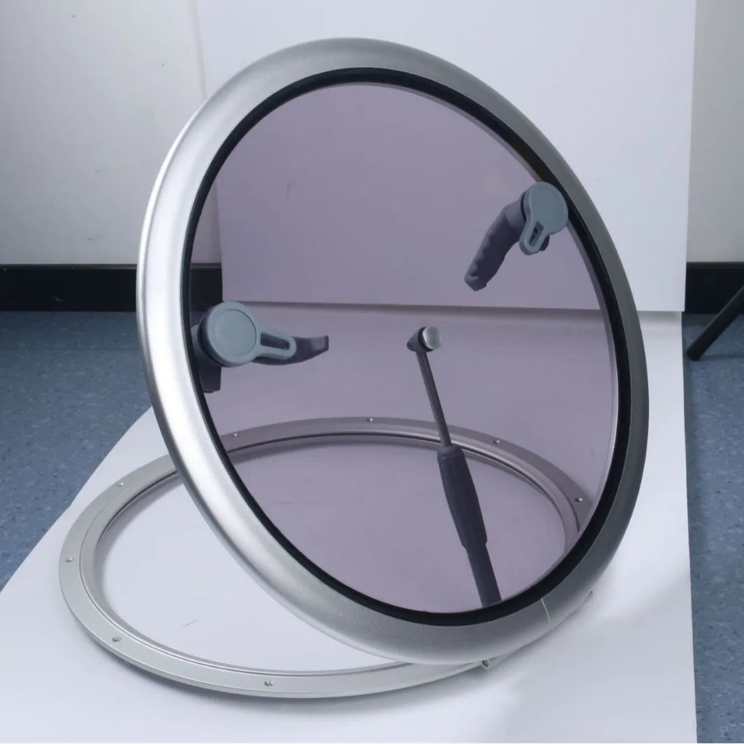 Aluminum Alloy Round Porthole Skylight Accessories Multi-Specification Acrylic Glass for Marine Yacht RV Boat Piston Included