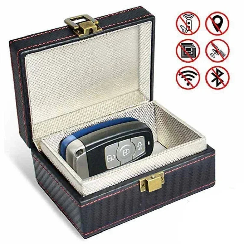 Faraday Box for Car Keys  RFID Signal Blocking Anti-Theft Key Fob Protector