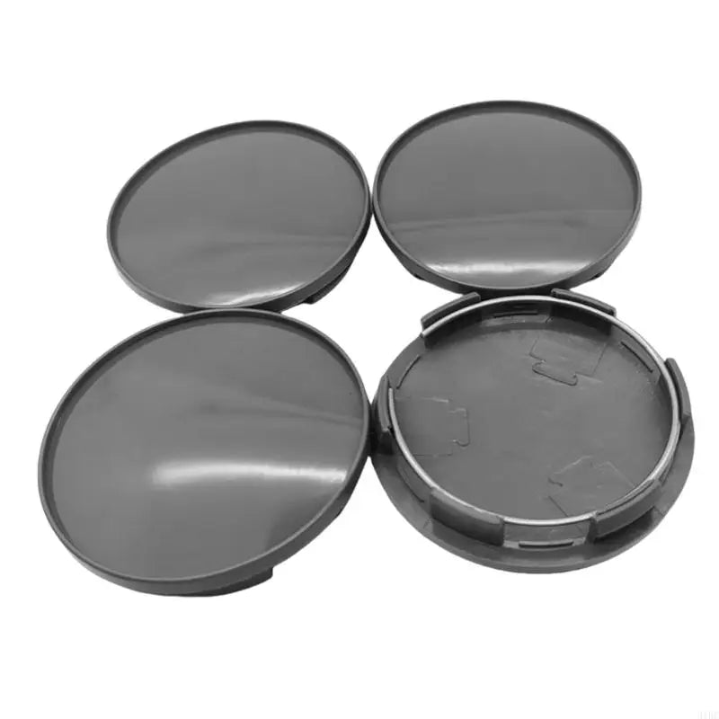 Car Wheel Hub Center Caps with 68mm Diamter Anti Falling Car Wheel Hub Center Caps 3 Color 4pcs for Most Vehicles