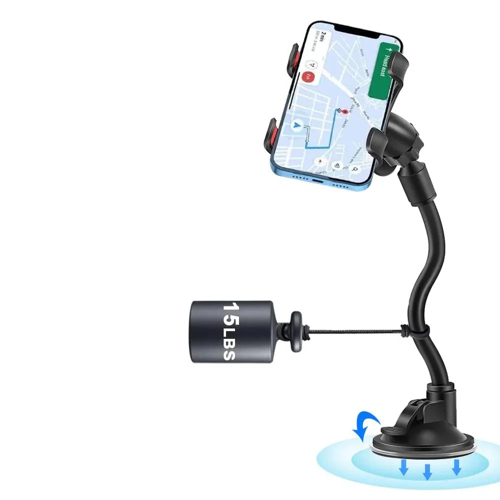 360° Rotating Car Phone Holder Universal Windshield Dashboard