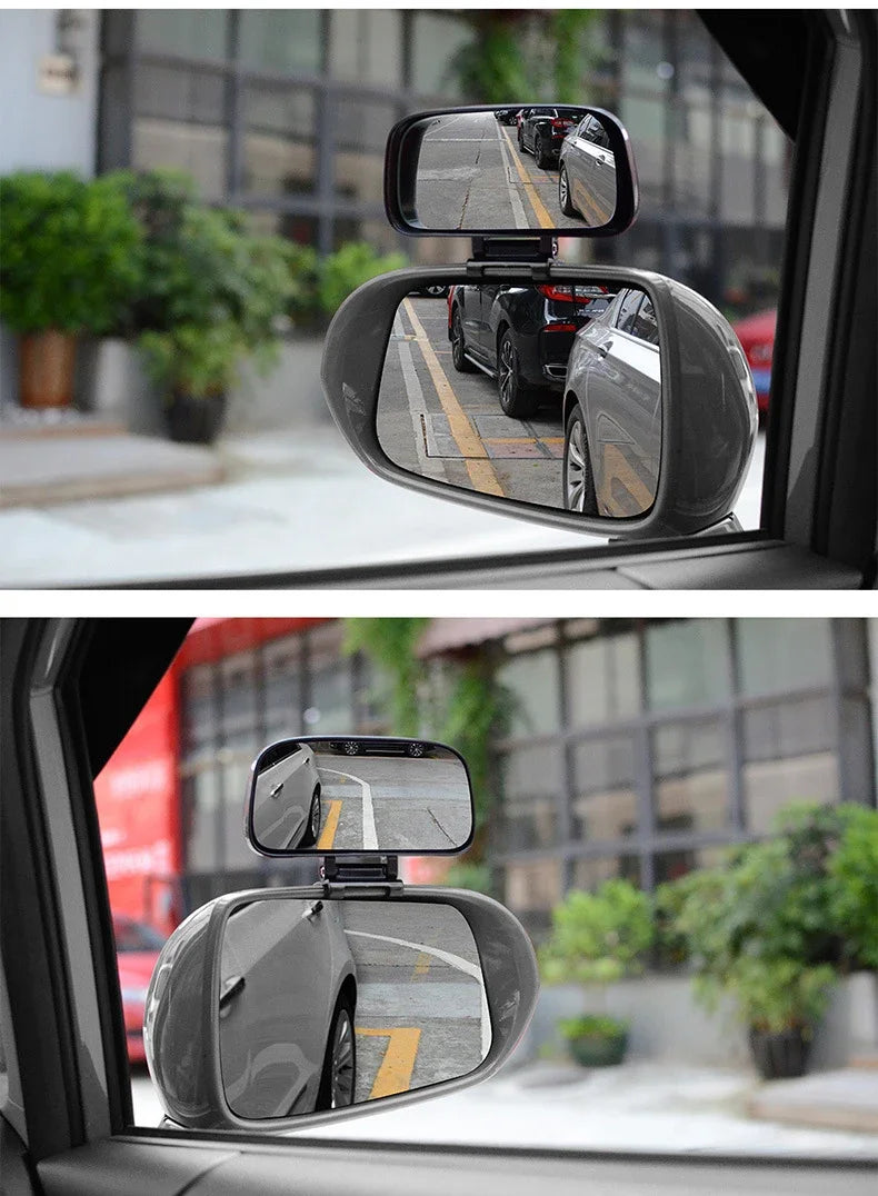 YASOKRO Car Blind Spot Mirror Wide Angle Mirror Adjustable Convex Rearview Mirror for Safety Parking Car Mirror YSR039