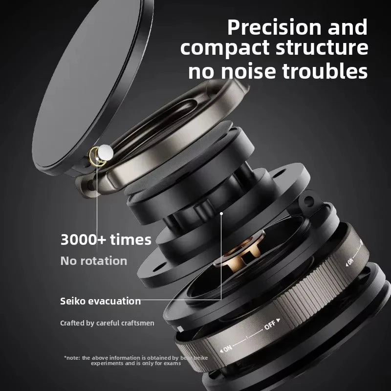 Magnetic Car Phone Holder 360° Adjustable Double Suction Mount