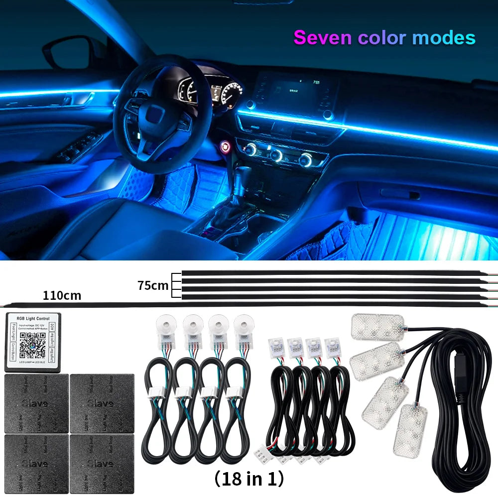 EliteRide AmbientGlow™ – Interior LED Lighting Kit