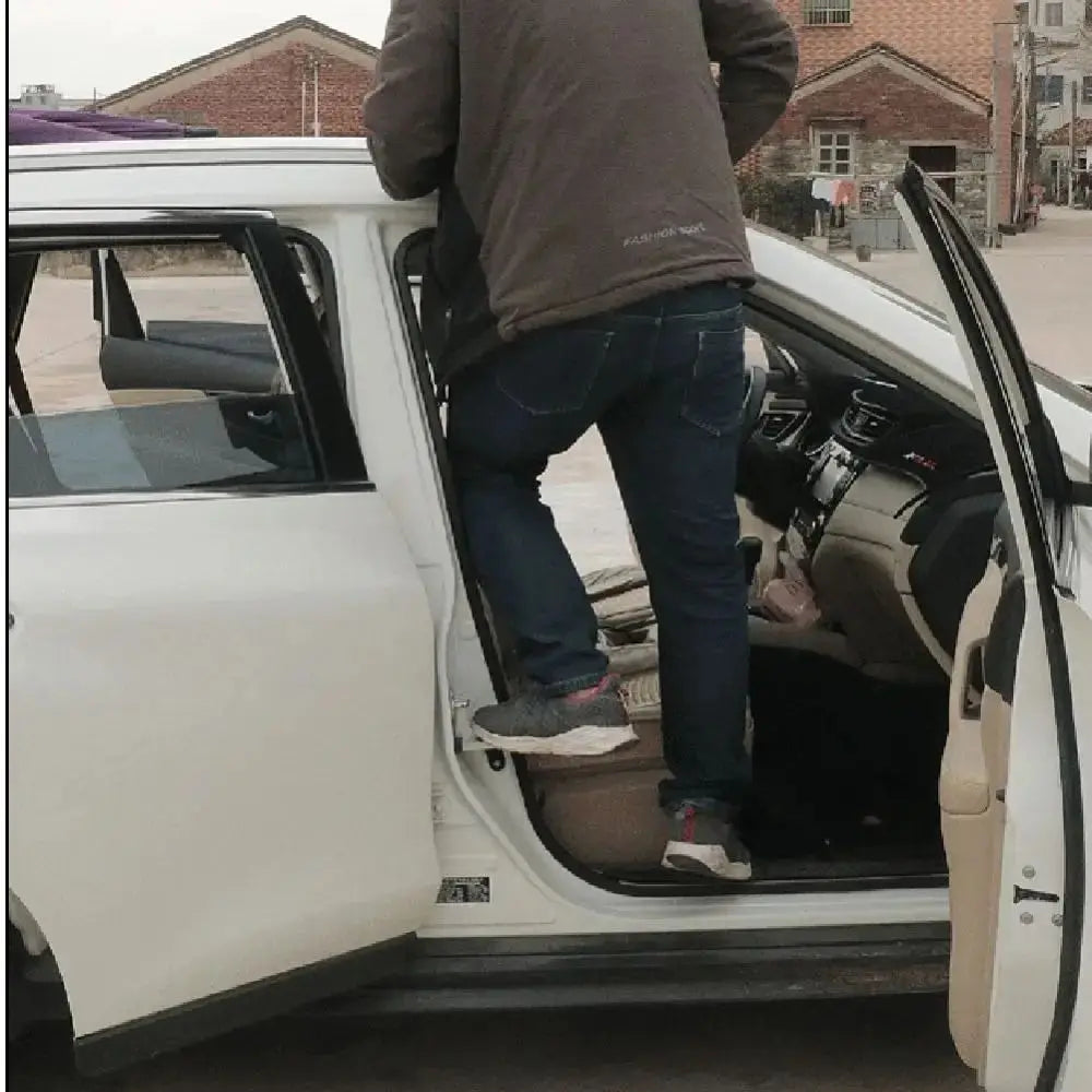 1pc Car Foot Pedal Aluminum Door Pedal Universal Mini Auxiliary Pedal Upper Roof Pedal Pedal Pedal Car Accessories