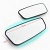 2Pcs/Set Car Rearview Mirror Car Reversing Auxiliary Mirror Rectangular Curved Blind Spot Mirror