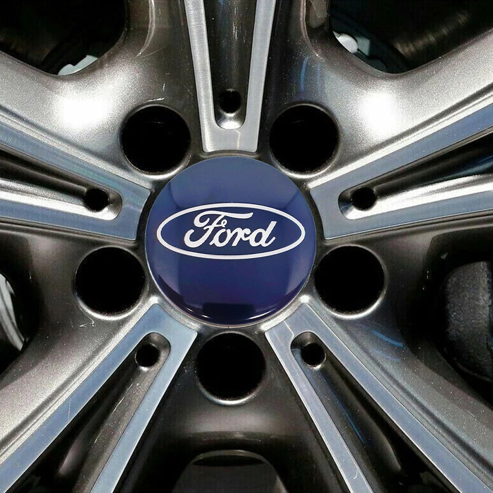 4 X 54MM Wheel Centre Caps Set Car Decorations Center Caps For Ford Most Models Focus Fiesta Ka Kuga