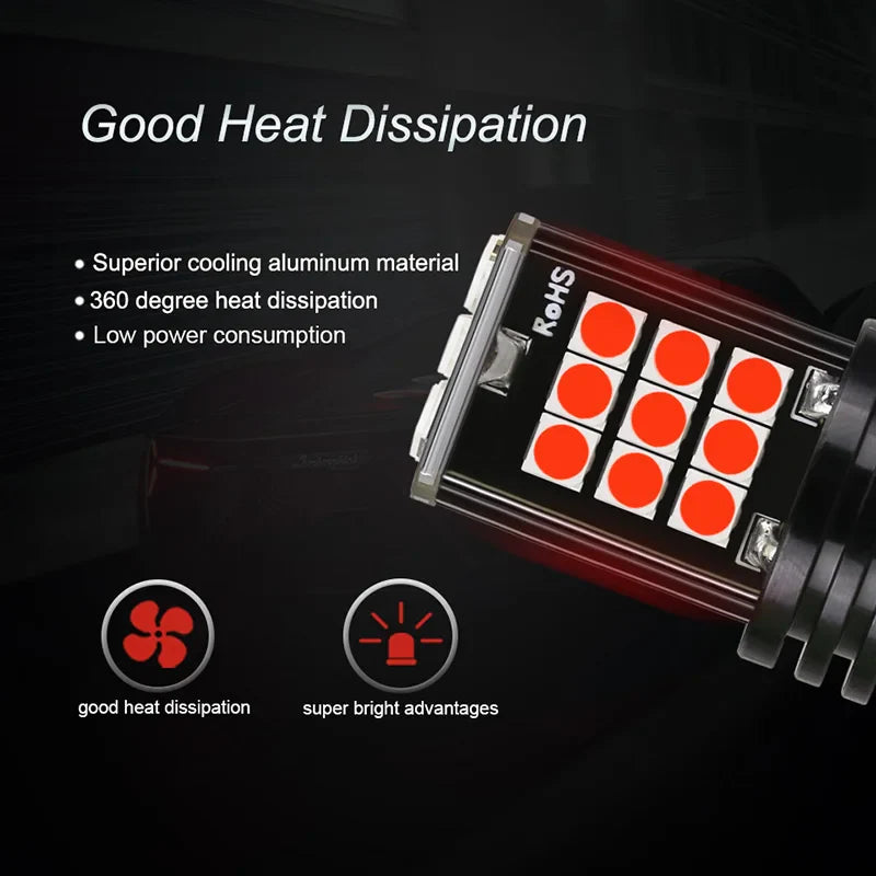 Car Turn Signal Lamp Brake Tail Backup Red Light