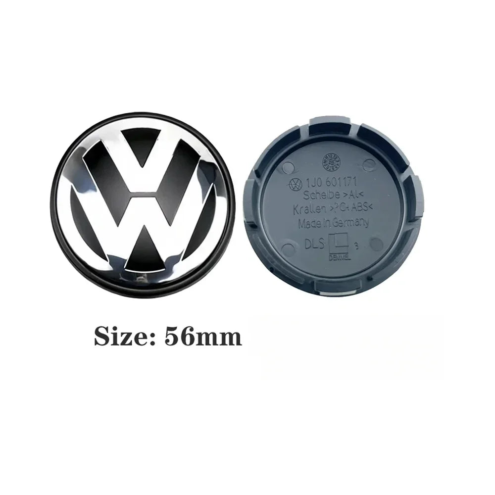4pcs Suitable for Volkswagen Wheel Hub Caps 65mmWheel Hub Center Cap 55mm 56mm 70mmTire Decoration Cap Logo