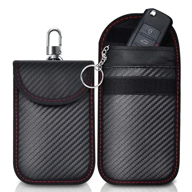 Faraday Key Fob Pouch  RFID Signal Blocking Anti-Theft Car Key Case