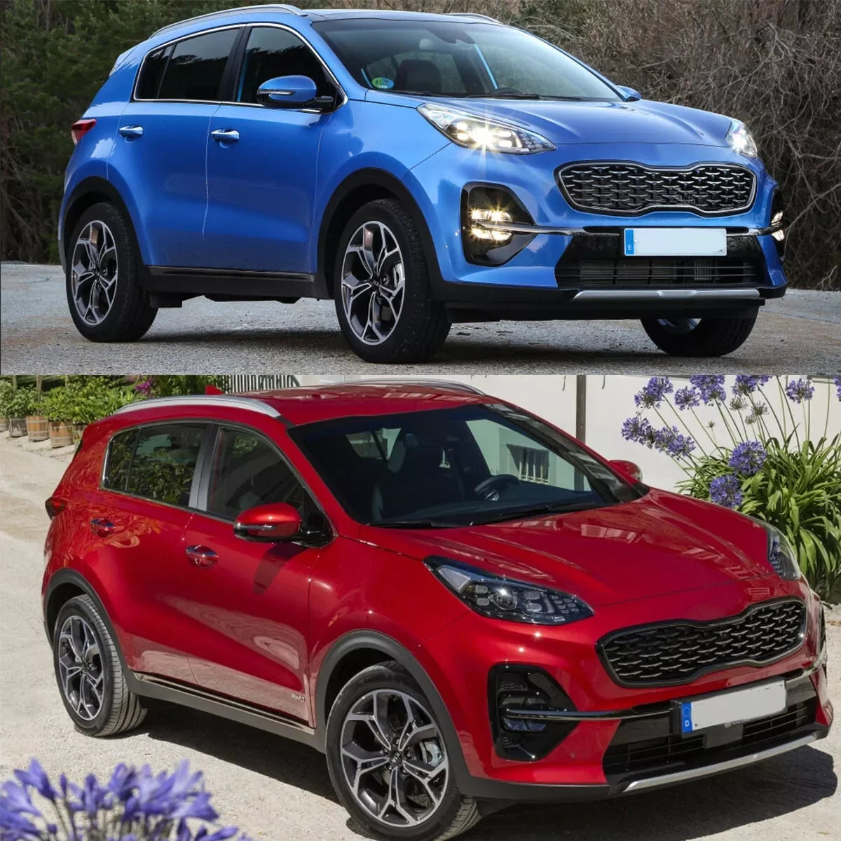 Quad LED Fog Lights Kit  Switch Wires Fog Light Assembly Car Signal Light Plug and Play