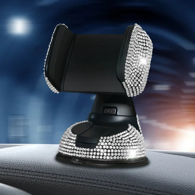 Diamond Cell Phone Holder for Car  Phone Mount