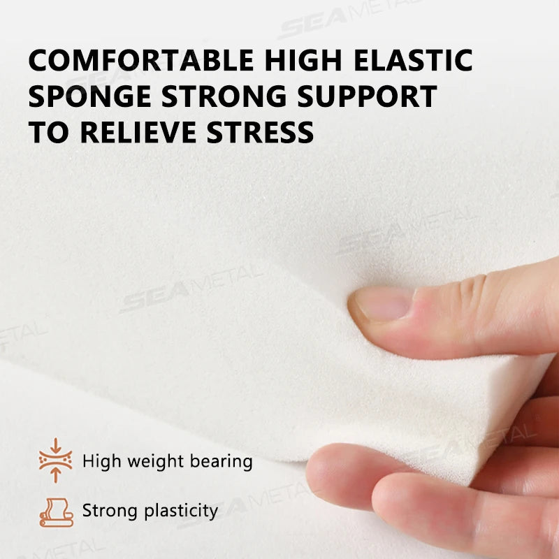 BLALION Car Arm Rest Cushion Thicken High-Density Sponge Center Console Armrest Box Cover Auto Elbow Support Wireless Charging