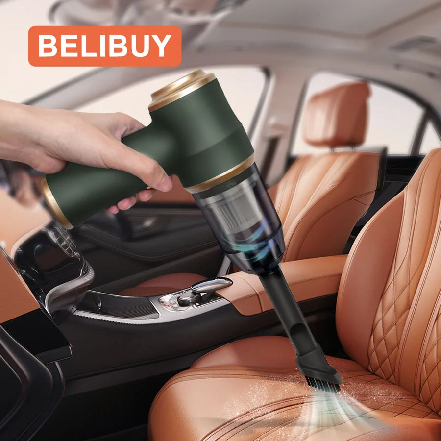 BELIBUY Portable Wireless Cleaner Air Gun Car Wash Supplies Powerful Vacuum Cleaner