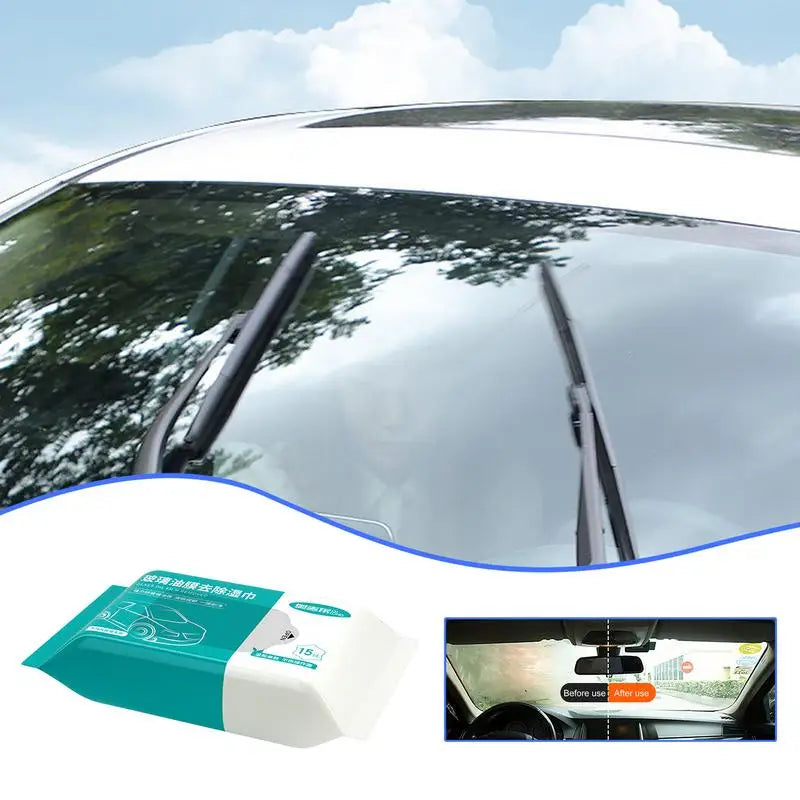 Car Glass Cleaning Wipes Windshield Windows