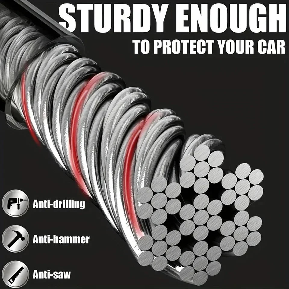 Universal Car Steering Wheel Lock  Anti-Theft Seat Belt Buckle Security Lock