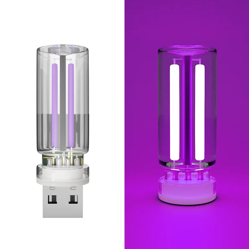 Car Atmosphere Light USB Night Light Touch Dimming LED Incandescent Filament Lamp Bulb Emergency Lighting Plug Play Ambient Lamp