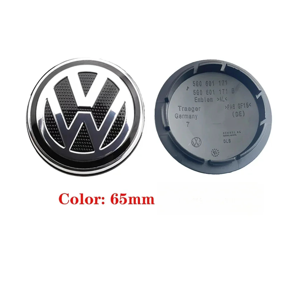 4pcs Suitable for Volkswagen Wheel Hub Caps 65mmWheel Hub Center Cap 55mm 56mm 70mmTire Decoration Cap Logo
