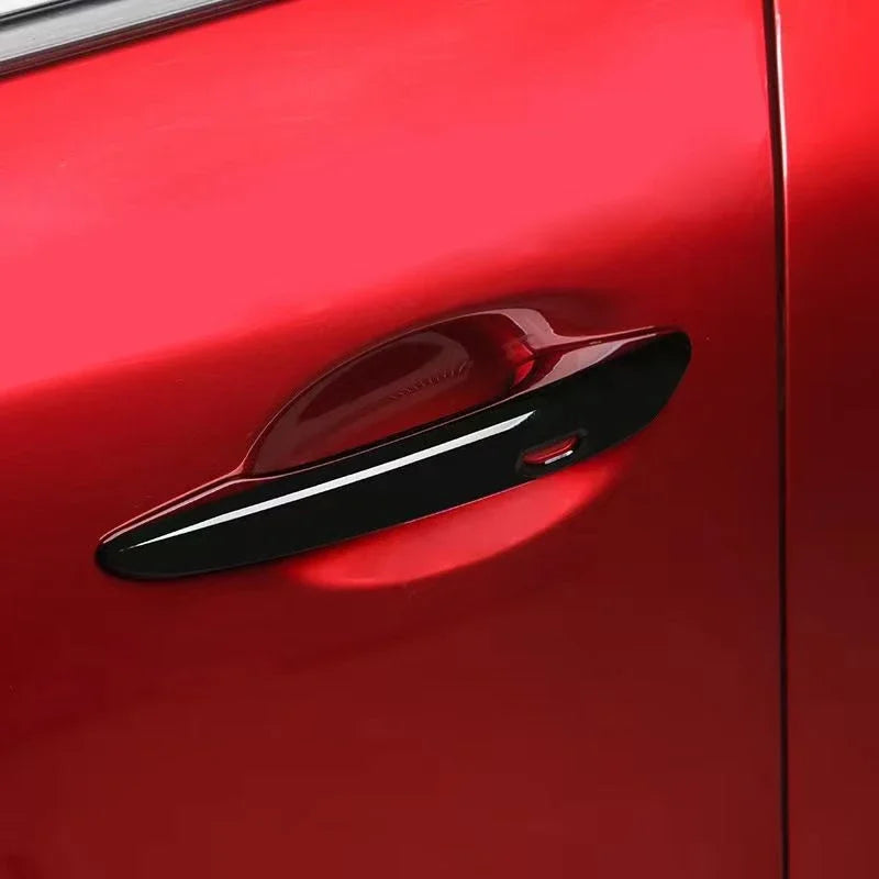 Chrome Door Handle Cover| ABS Carbon Fiber Set Sticker Styling