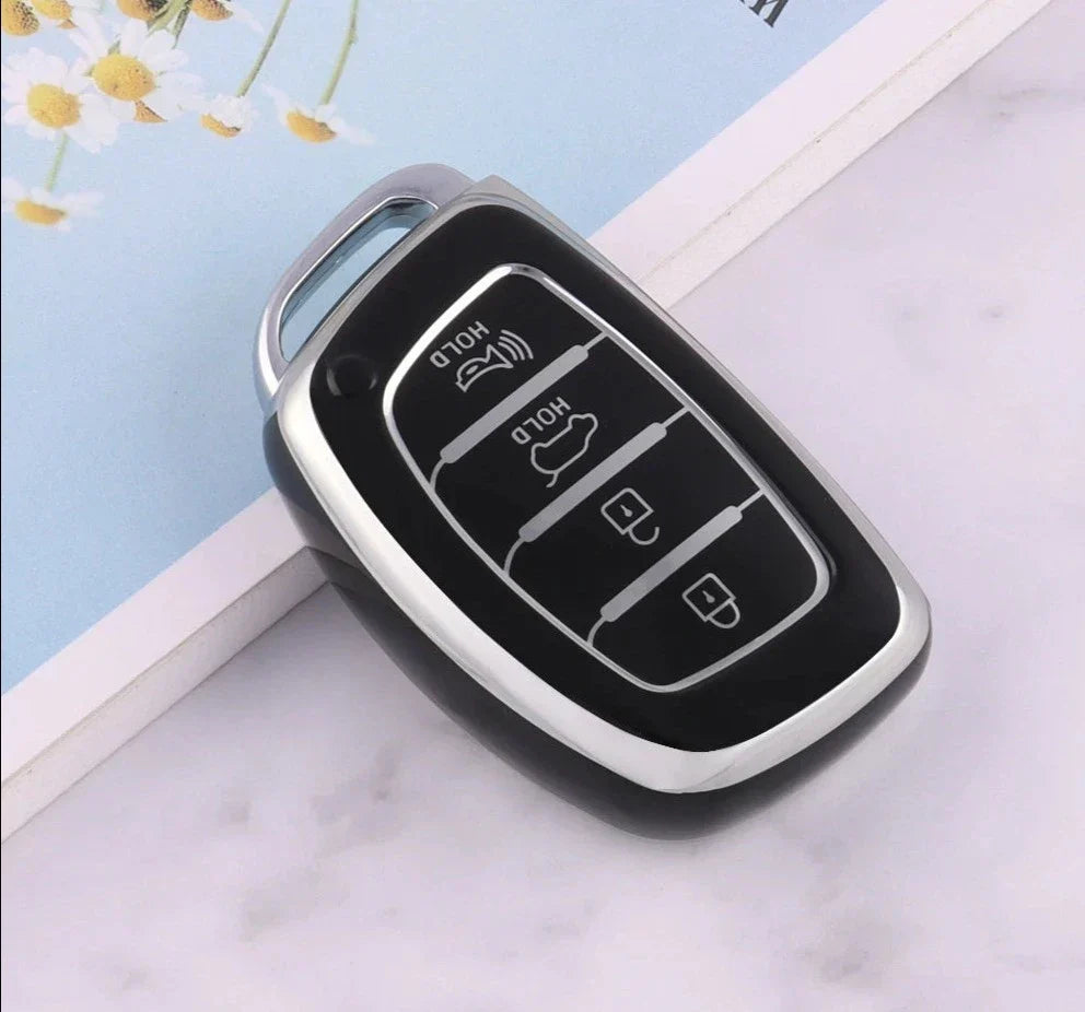 3 4 Button TPU Car Smart Key Case Cover