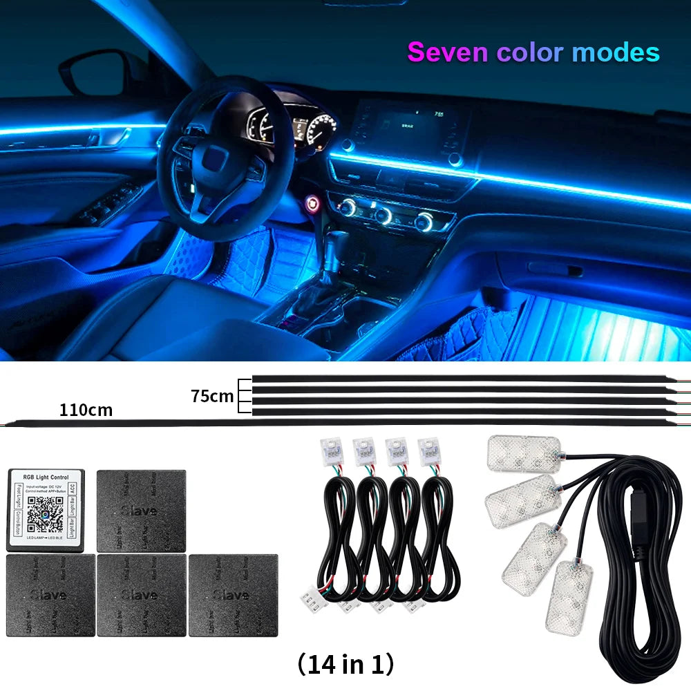 EliteRide AmbientGlow™ – Interior LED Lighting Kit